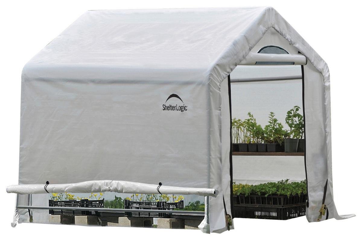 Gewächshaus 180x180x180 Cm Kunststoff - Weiß, Basics, Kunststoff (180/180/180cm)