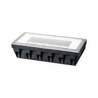 Solarleuchte Klar/Edelstahl 1xled Warmweiß H: 5,1cm - Klar/Edelstahlfarben, Basics, Metall (20/5,1/10cm) - Paulmann