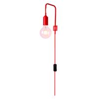 Wandleuchte 50401191 - Rot, Basics, Metall (4.5/16/25cm)