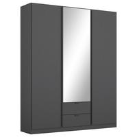 DREHTÜRENSCHRANK Style-Up Grau B: 136cm - Grau, MODERN, Holzwerkstoff (136/197/54cm) - Rauch Möbel