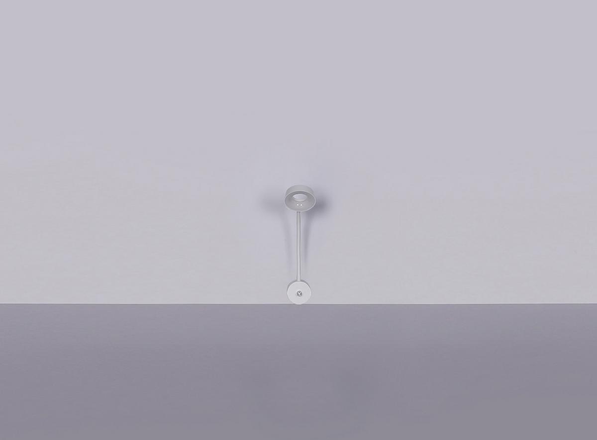 LED-Wandleuchte 58397w Lehovo - Weiß, Design, Kunststoff/Metall (15/45,5cm) - Globo