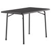 Gartentisch Klappbar Metall/holzwerkstoff L 115 Cm - Grau, MODERN, Holzwerkstoff/Metall (115/70/72cm) - Sieger