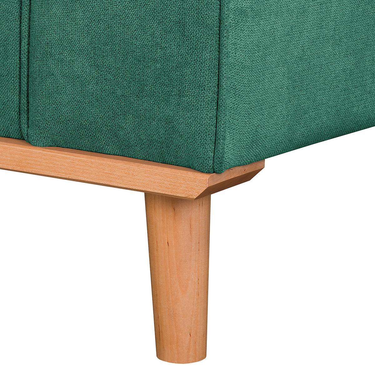 3-Sitzer-Sofa Beata Mintgrün B: 193 cm - Wengefarben/Mintgrün, Design, Textil (193/86/87cm) - Livetastic