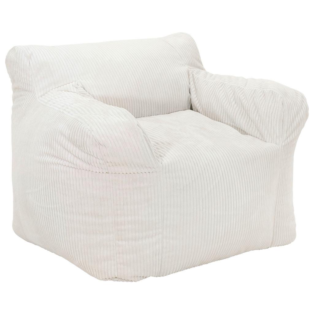Sitzsack Rivo Cord beige, Indoor, B: 110cm