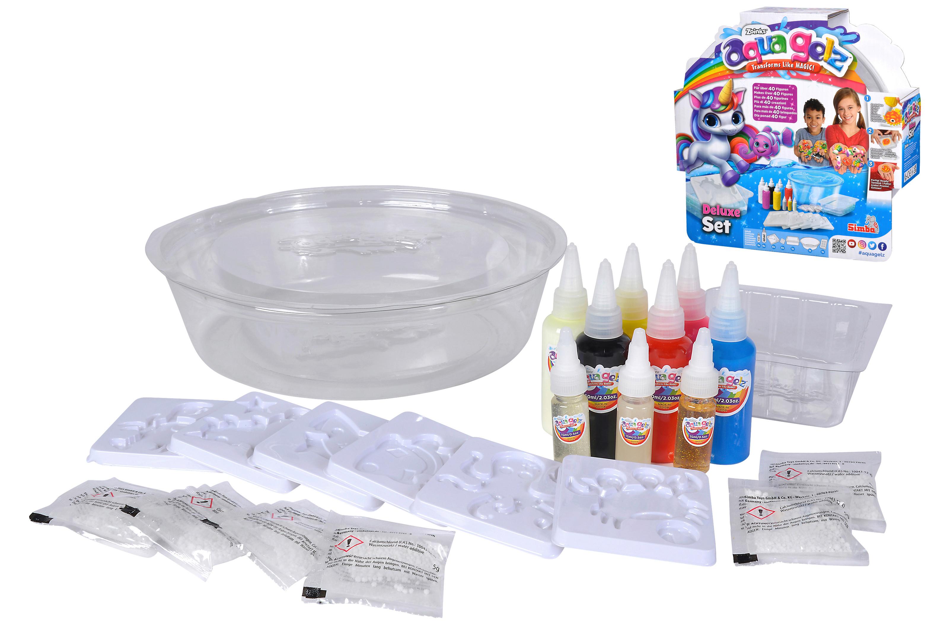 Bastelset Kinder Aqua Gelz Deluxe Farbgel - Multicolor, Basics, Kunststoff (7,6/26,80/26,80cm) - Simba