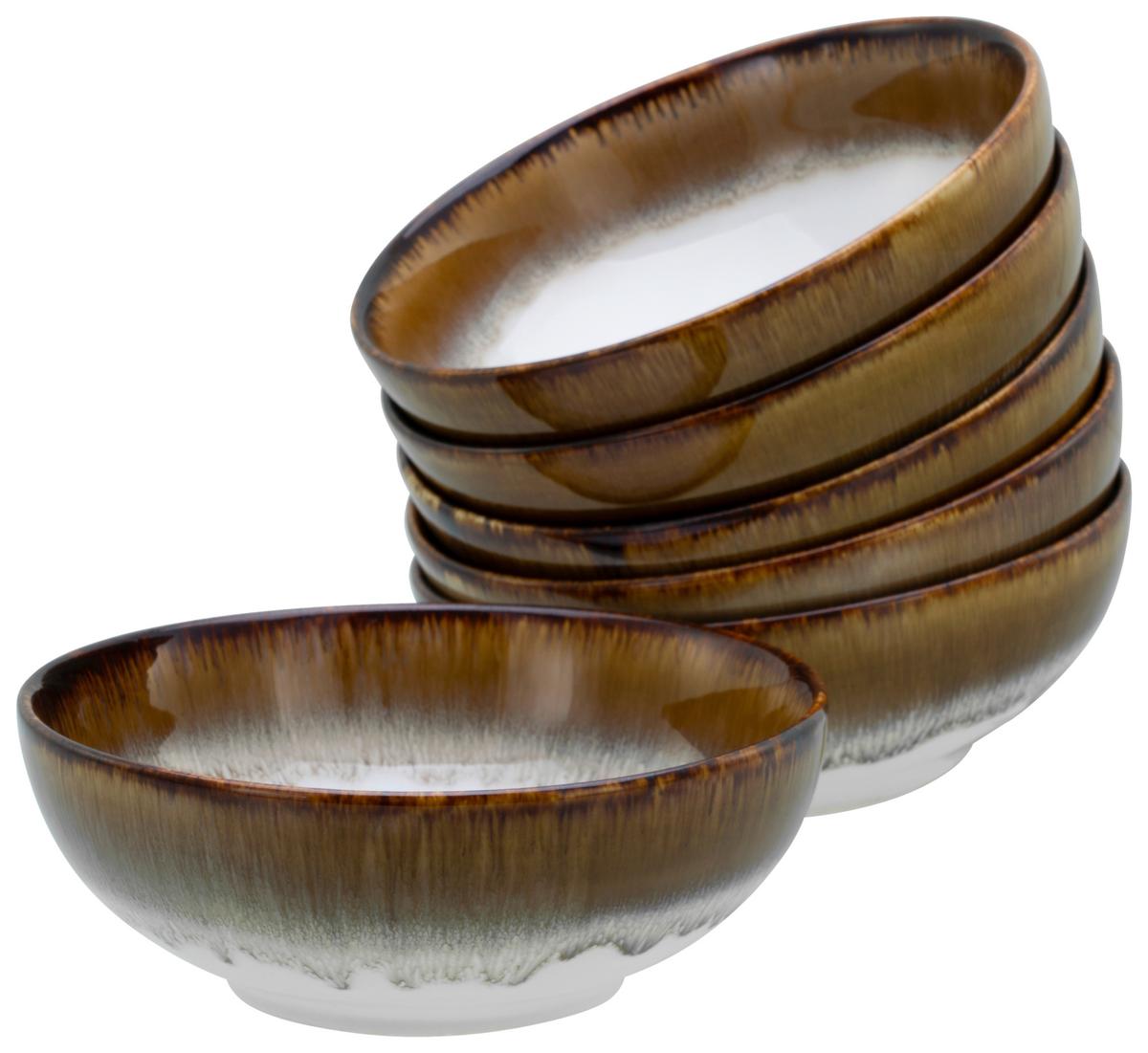 Schüsselset Cascade Steinzeug 6-Teilig - Design, Keramik - Creatable