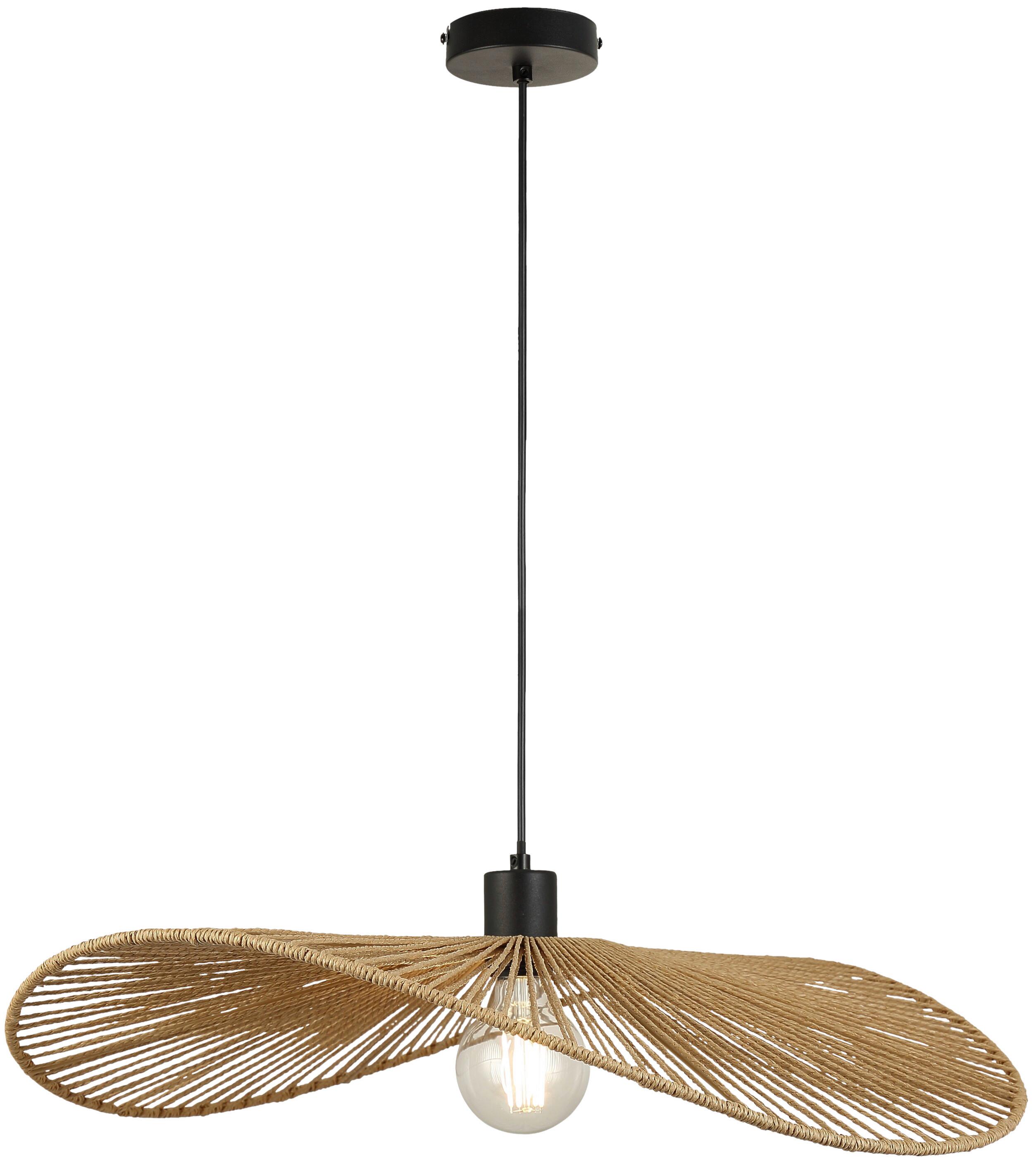 ZÁVESNÉ SVIETIDLO BLI - čierna, Modern, kov/papier (58/120cm) - Mömax