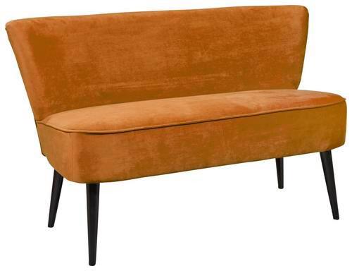 2místna pohovka lord-trend zlatá - černá/barvy zlata, Trend, dřevo/kompozitní dřevo (140/83/75cm) - MID.YOU