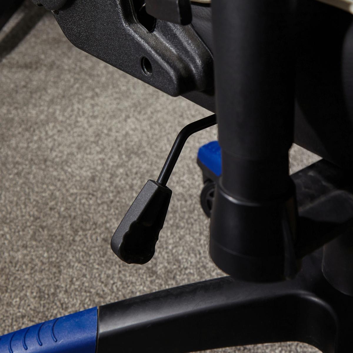 Gamingstuhl Agility Compact Esports - Blau/Schwarz, MODERN, Kunststoff/Textil (55/113/62,5cm) - X Rocker