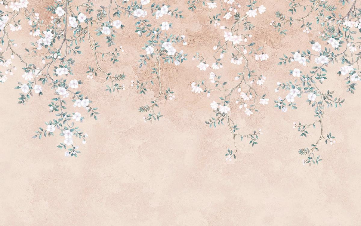 Vliestapete Hanging Hanami - Multicolor, Basics (400/250cm) - Komar