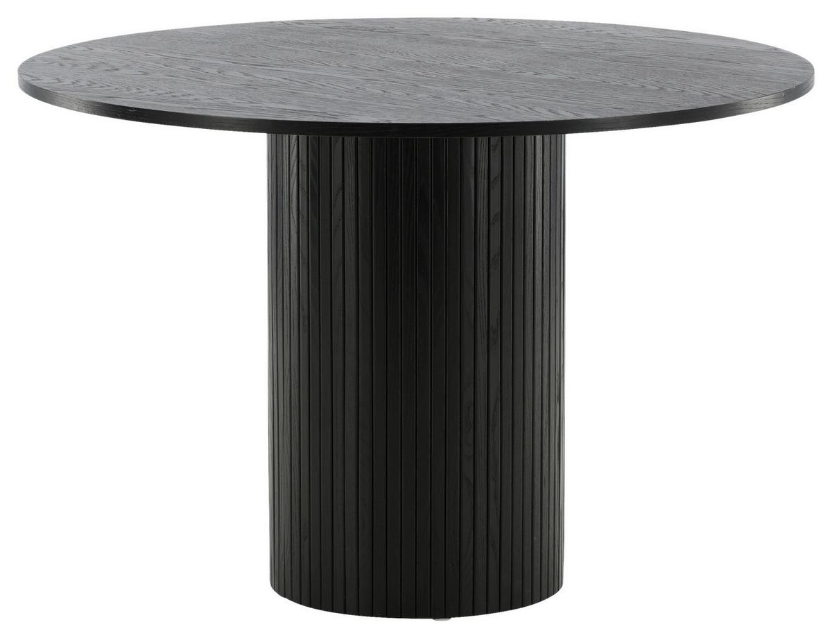 Esstisch Bianca - Schwarz, Design, Holzwerkstoff (110/110/75cm) - Livetastic