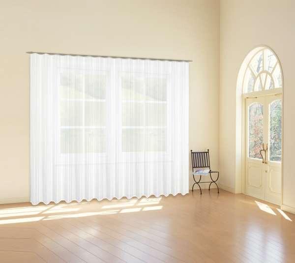 Store Transparent 300 X 245 Cm Mit Bleiband - Weiß, KONVENTIONELL, Textil (300/245cm) - Ondega