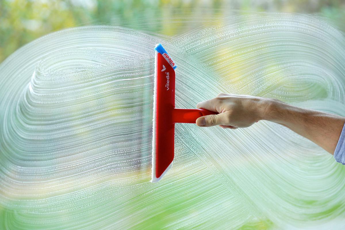 Fensterwischer Fensterwischer - Blau, Basics, Textil (28/4/28cm) - Vileda