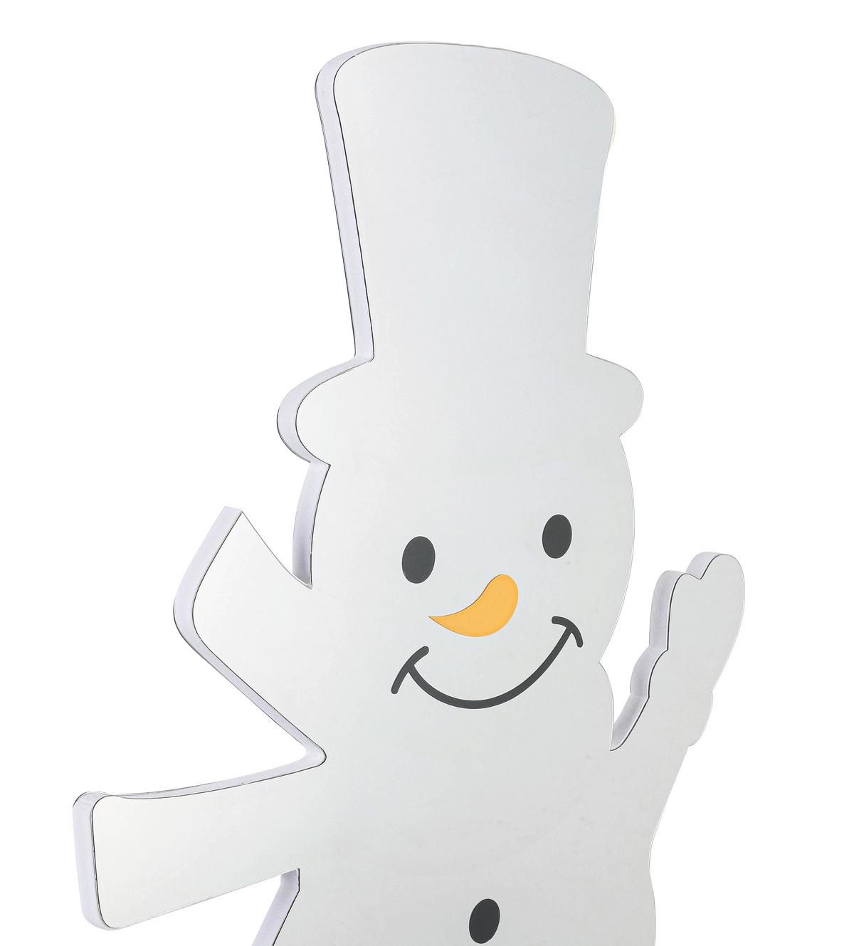 DEKORAČNÍ LED SVÍTIDLO SCHNEELI - bílá/barvy chromu, Design, plast (12/42,5/55cm) - Mömax