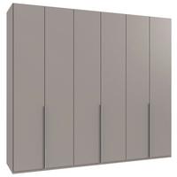 Drehtürenschrank New York Grau/Sahara B: 270 cm - Grau/Sahara, MODERN, Holzwerkstoff (270/236/58cm) - MID.YOU