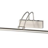 LED-BILDERLEUCHTE 8343SS MAJORCA - Silberfarben, KONVENTIONELL, Kunststoff/Metall (68/12/20cm)