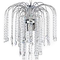 Kristall-Hängeleuchte 4698/M - Chromfarben, KONVENTIONELL, Glas/Metall (40/110/40cm)