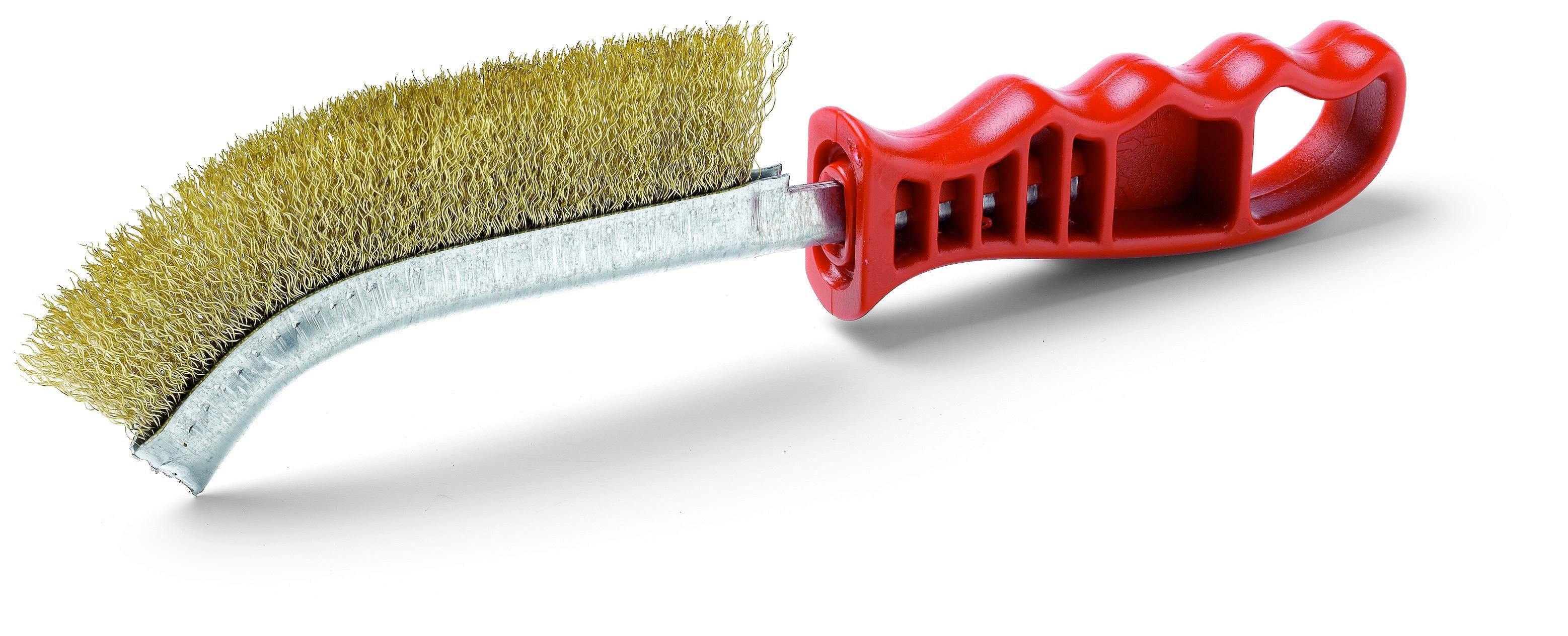 DRAHTBÜRSTE S41900 SPEZIALDRAHTBÜRSTE - Rot, Basics, Kunststoff/Metall (26/6/2cm) - SCHULLER Eh klar