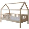 Hausbett Kay - Naturfarben, MODERN, Holz/Textil (80/160cm) - MID.YOU