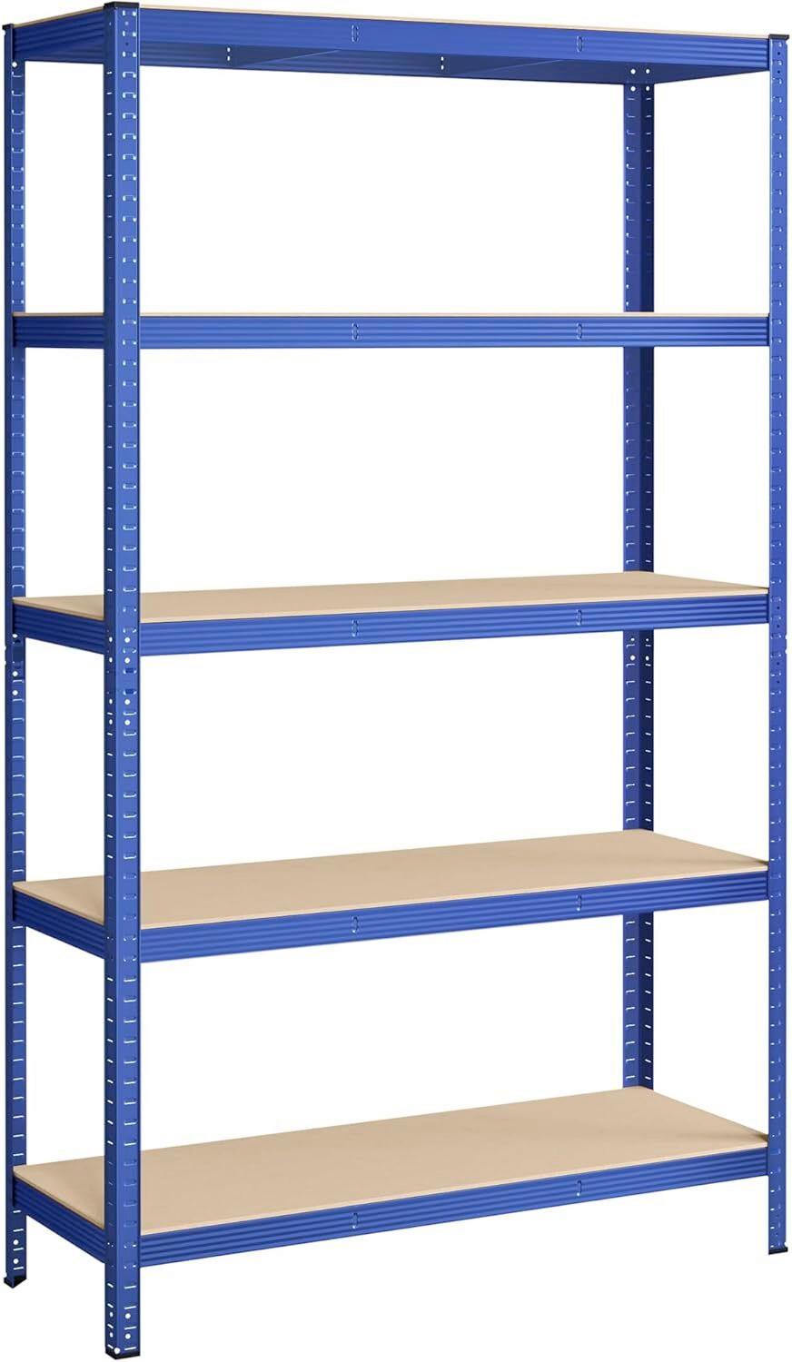 Schwerlastregal Shelving Dunkelblau b: 120 cm - Dunkelblau, Basics, Holzwerkstoff/Metall (120/200/60cm)
