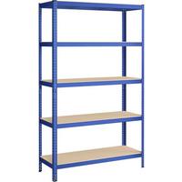 Schwerlastregal Shelving Dunkelblau b: 120 cm - Dunkelblau, Basics, Holzwerkstoff/Metall (120/200/60cm)