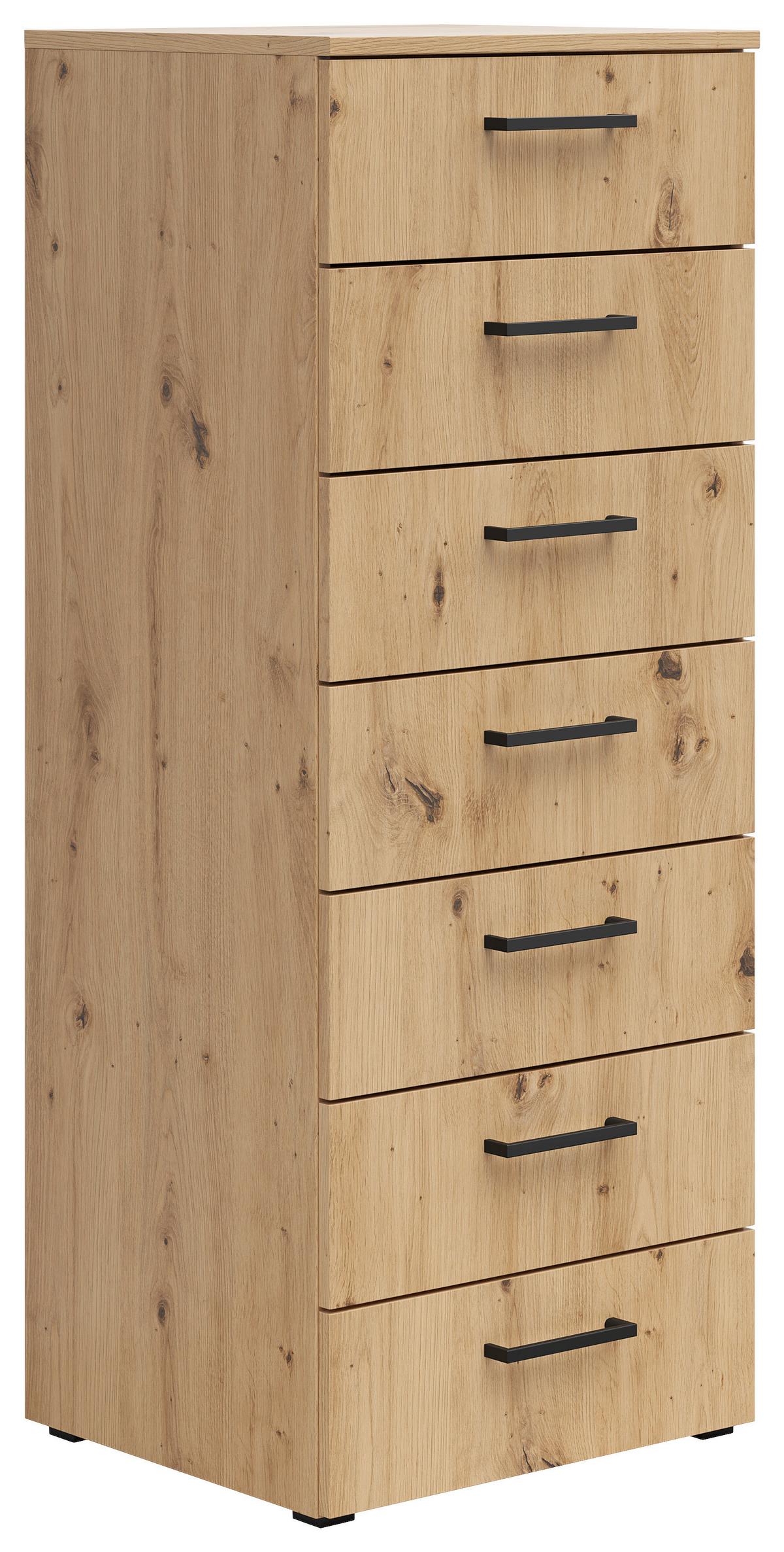 KOMODA Multistauraum - čierna/antracitová, Modern, kompozitné drevo/plast (45/115/40cm)