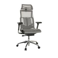 Drehstuhl Dynafit Ii - Silberfarben/Hellgrau, Basics, Kunststoff/Textil (67/119-135/60cm) - MID.YOU