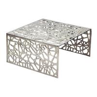 COUCHTISCH Silberfarben L: 60cm - Silberfarben, Design, Metall (60/60/31cm) - Livetastic