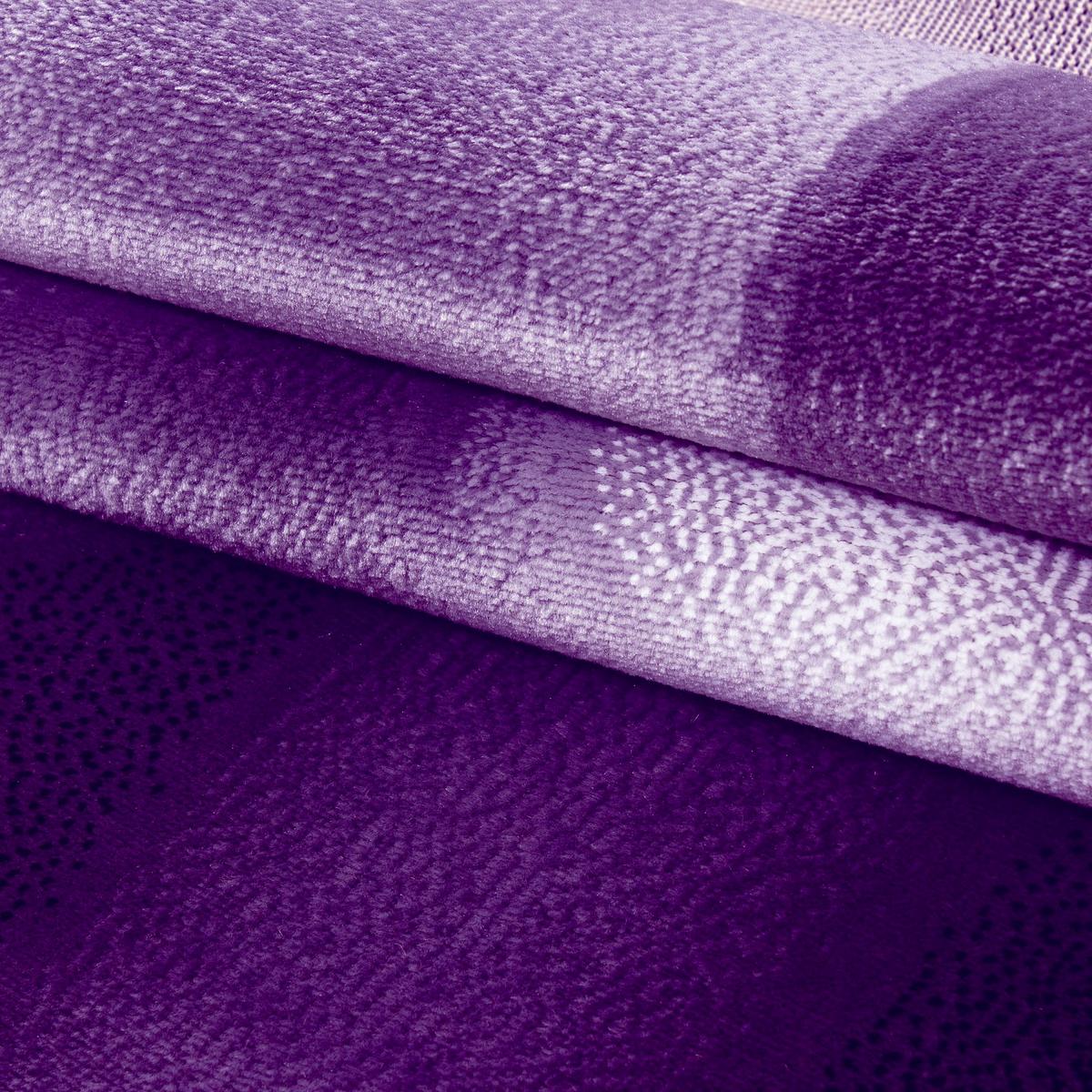 Webteppich Lila/Weiß Naturfaser Plus 160x230 cm - Lila/Weiß, Design, Textil (160/230cm)