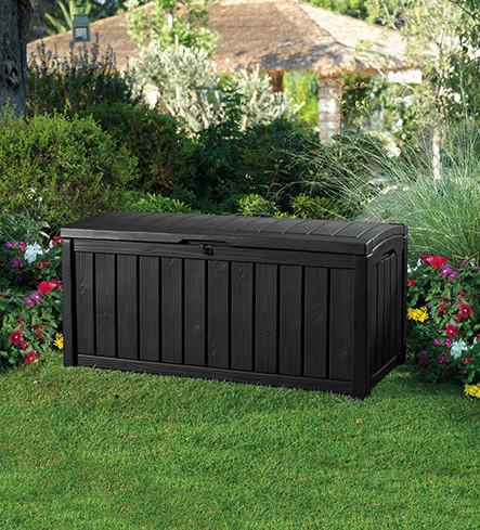 Kissenbox Wasserdicht Glenwood 128x65x61 cm 390l - Braun, MODERN, Kunststoff (128/65/61cm) - Keter