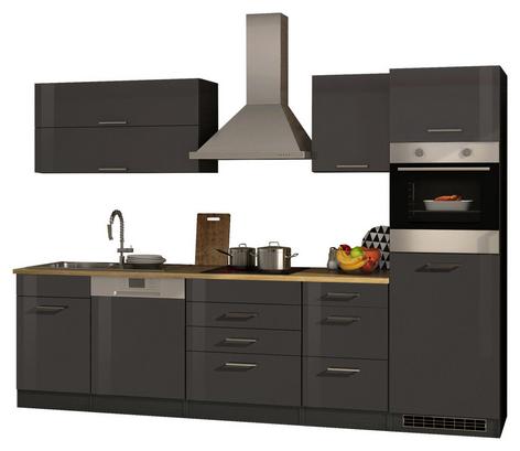 Kompakt, mit ausreichend Stauraum und schöner Optik Kompakte Küchenzeile mit Elektrogeräten