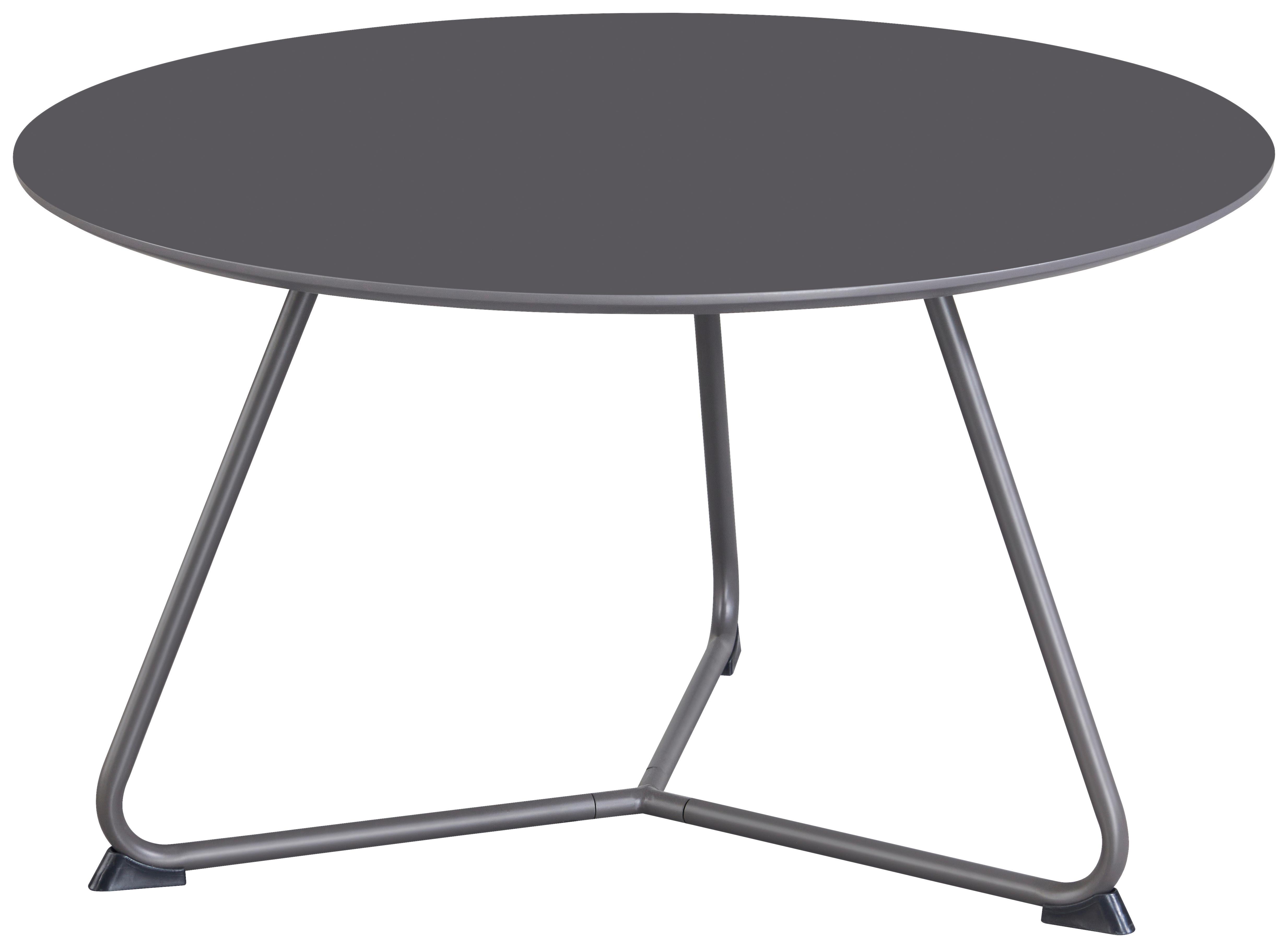 KONFERENČNÍ STOLEK MICA - šedá, Moderní, kov/kompozitní dřevo (70/40cm) - Mömax