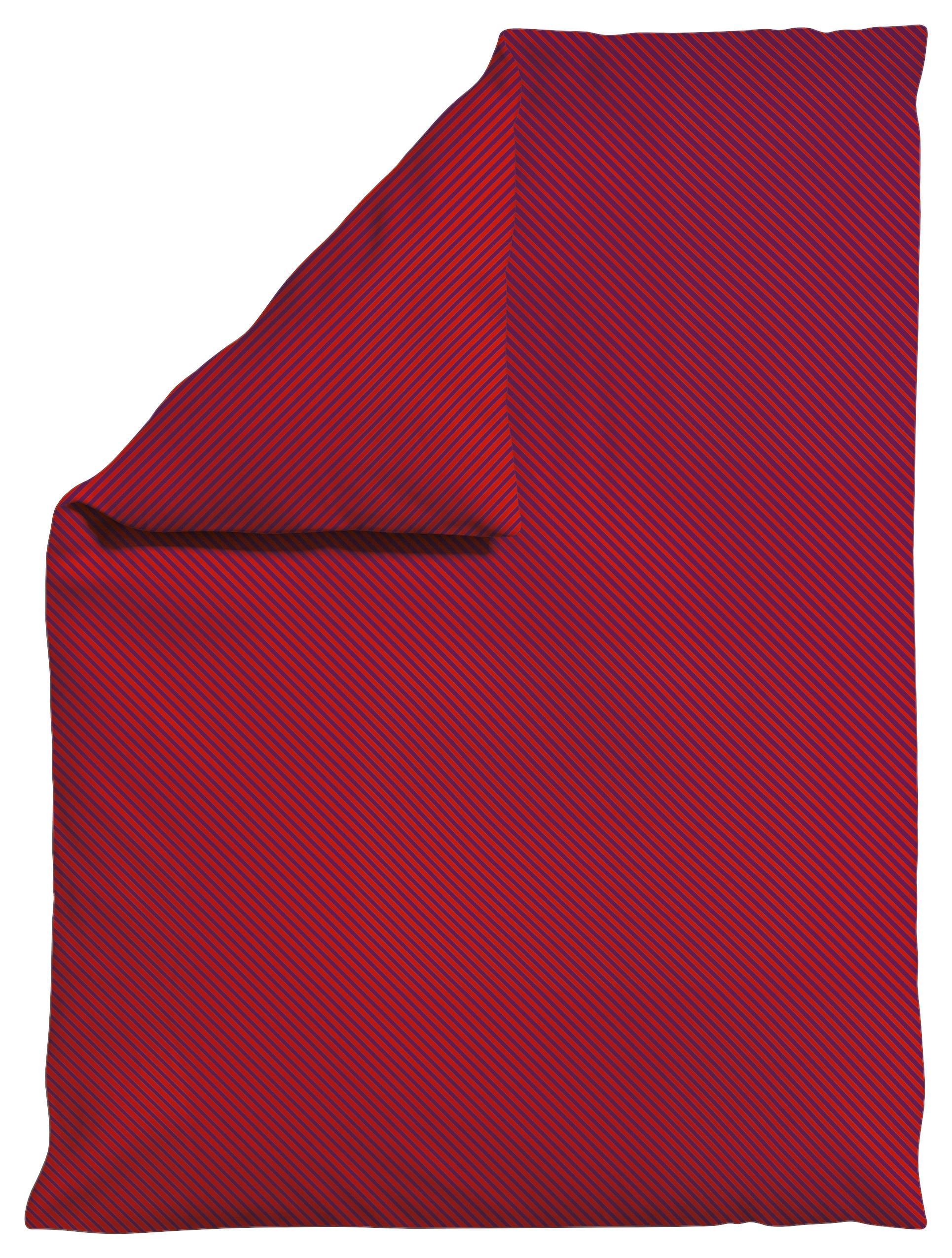 Bettdeckenbezug Woven Satin Fade - Lila/Rot, Basics, Textil (135-140/200cm) - Schlafgut
