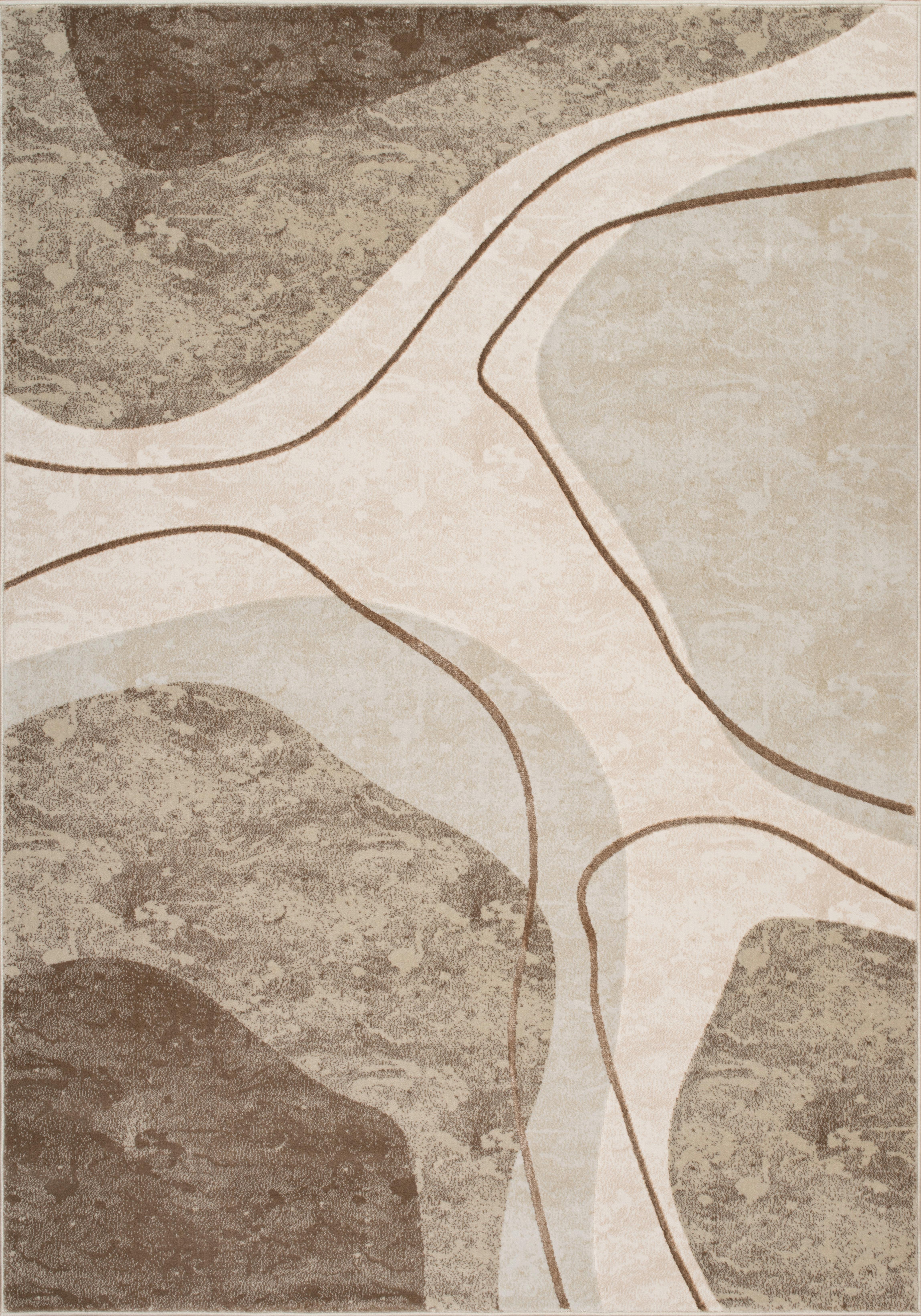 Webteppich Rikku - Beige, ROMANTIK / LANDHAUS, Textil (80/150cm) - James Wood