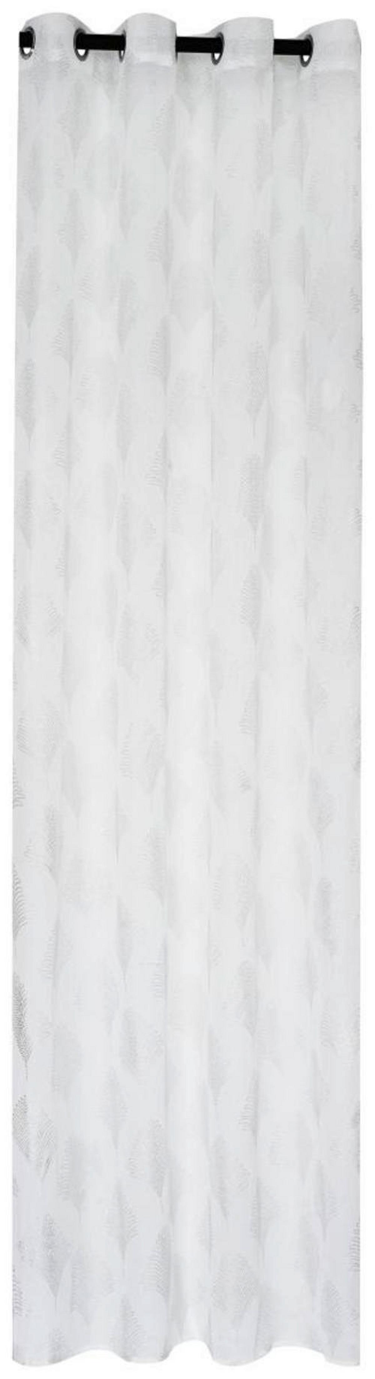 Ösenvorhang Babs - Weiß, ROMANTIK / LANDHAUS, Textil (140/245cm) - James Wood