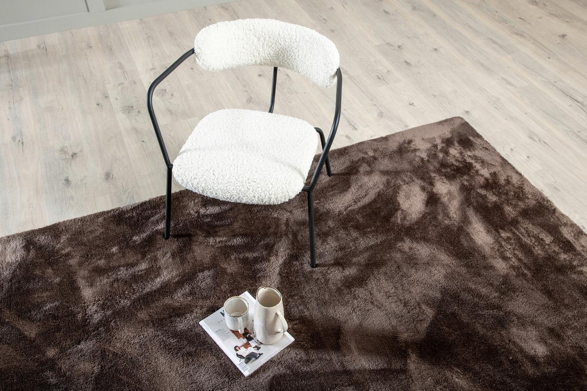 Flachwebteppich Blanca - Braun, LIFESTYLE, Textil (160/230cm) - P & B