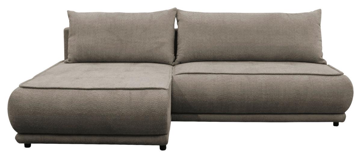 Ecksofa Paros Beige 179x277 Cm - Beige/Schwarz, Design, Textil (179/277cm) - MID.YOU