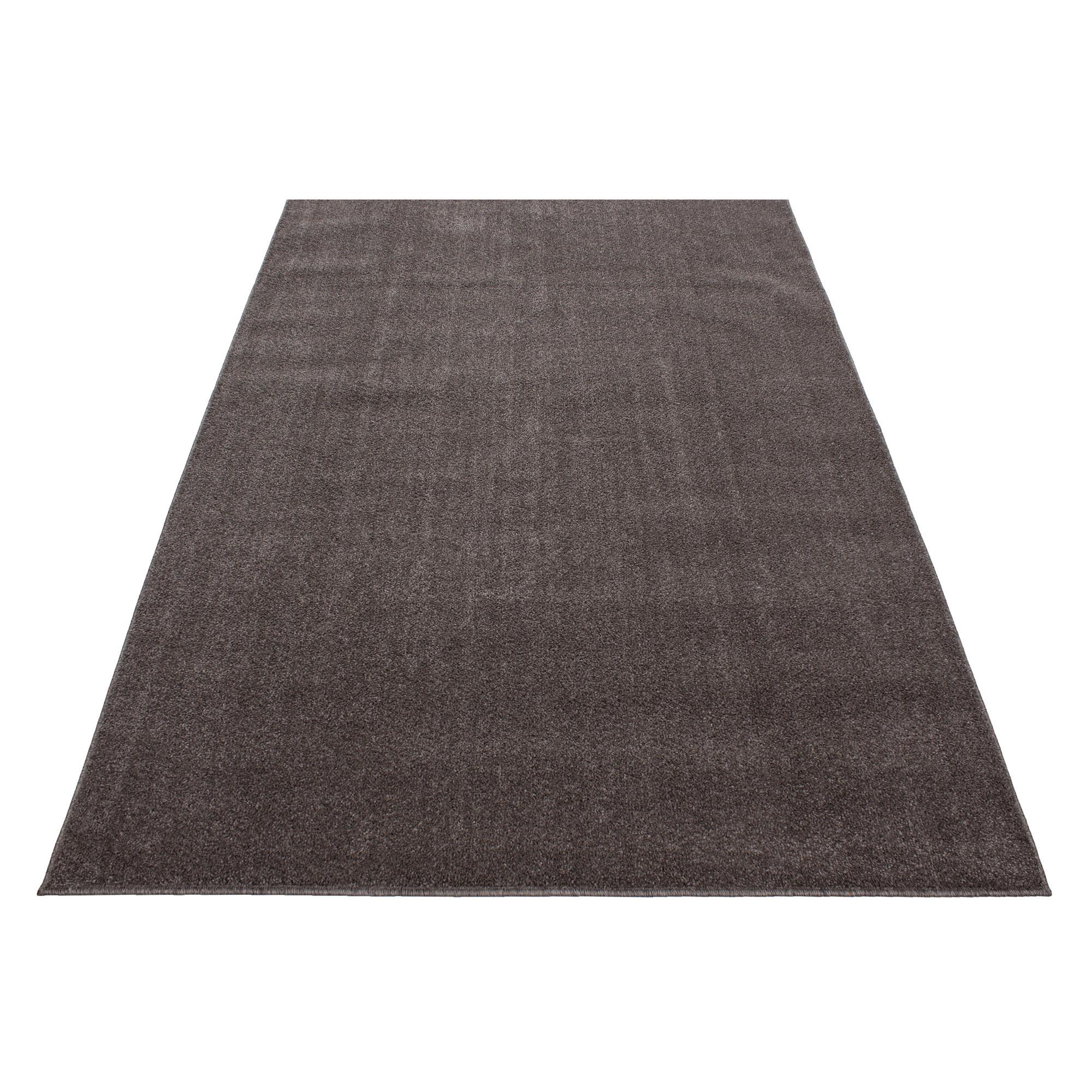 Hochflor Teppich Hellbraun Ata 60x100 cm - Hellbraun, Design, Textil (60/100cm) - Novel