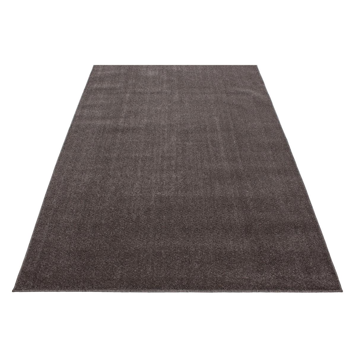 Hochflor Teppich Hellbraun Ata 140x200 cm - Hellbraun, Design, Textil (140/200cm) - Novel