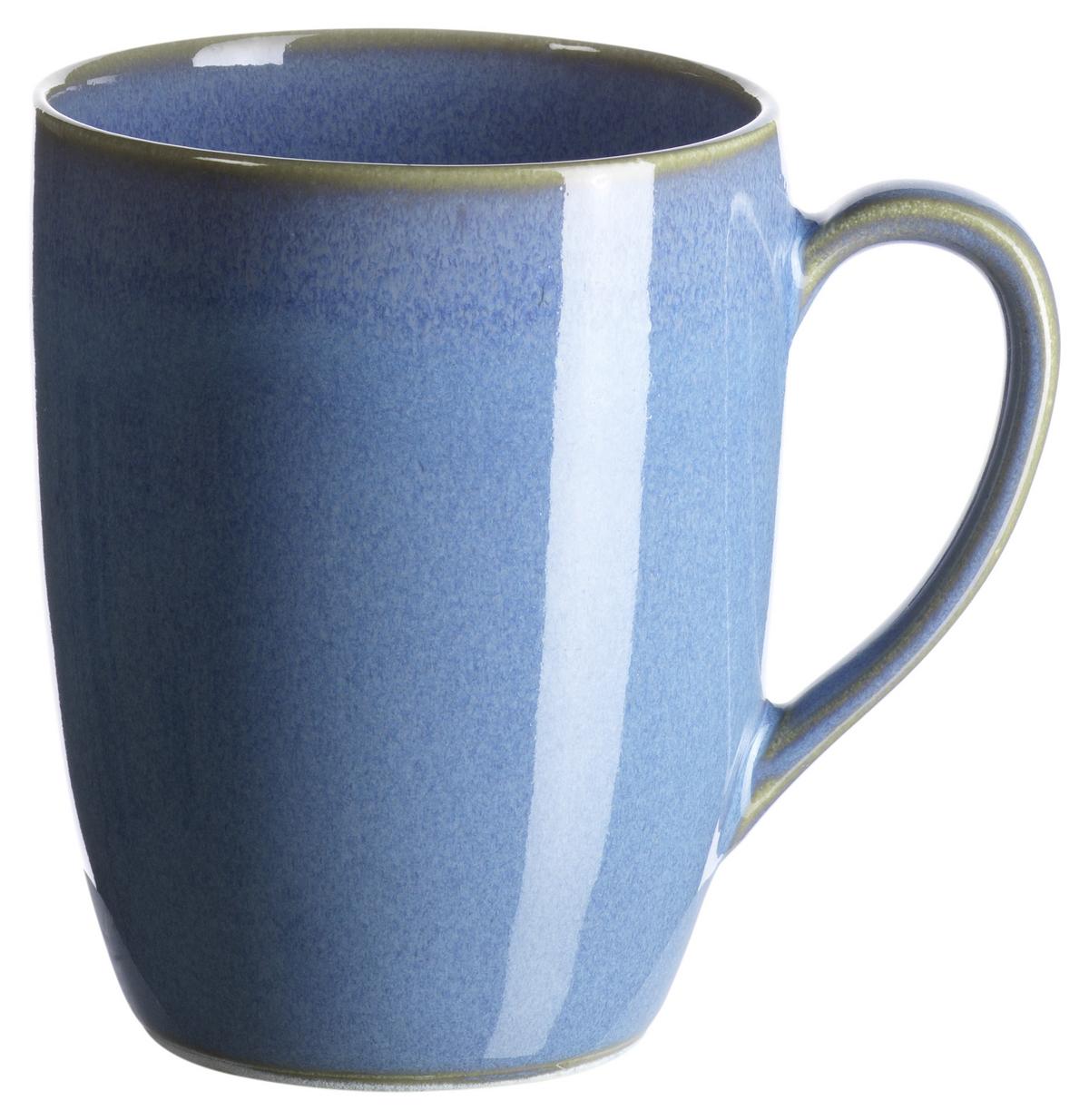 Kombiservice Ossia Keramik 4 Personen Geschirr Set - Hellblau, Basics, Keramik - Mäser