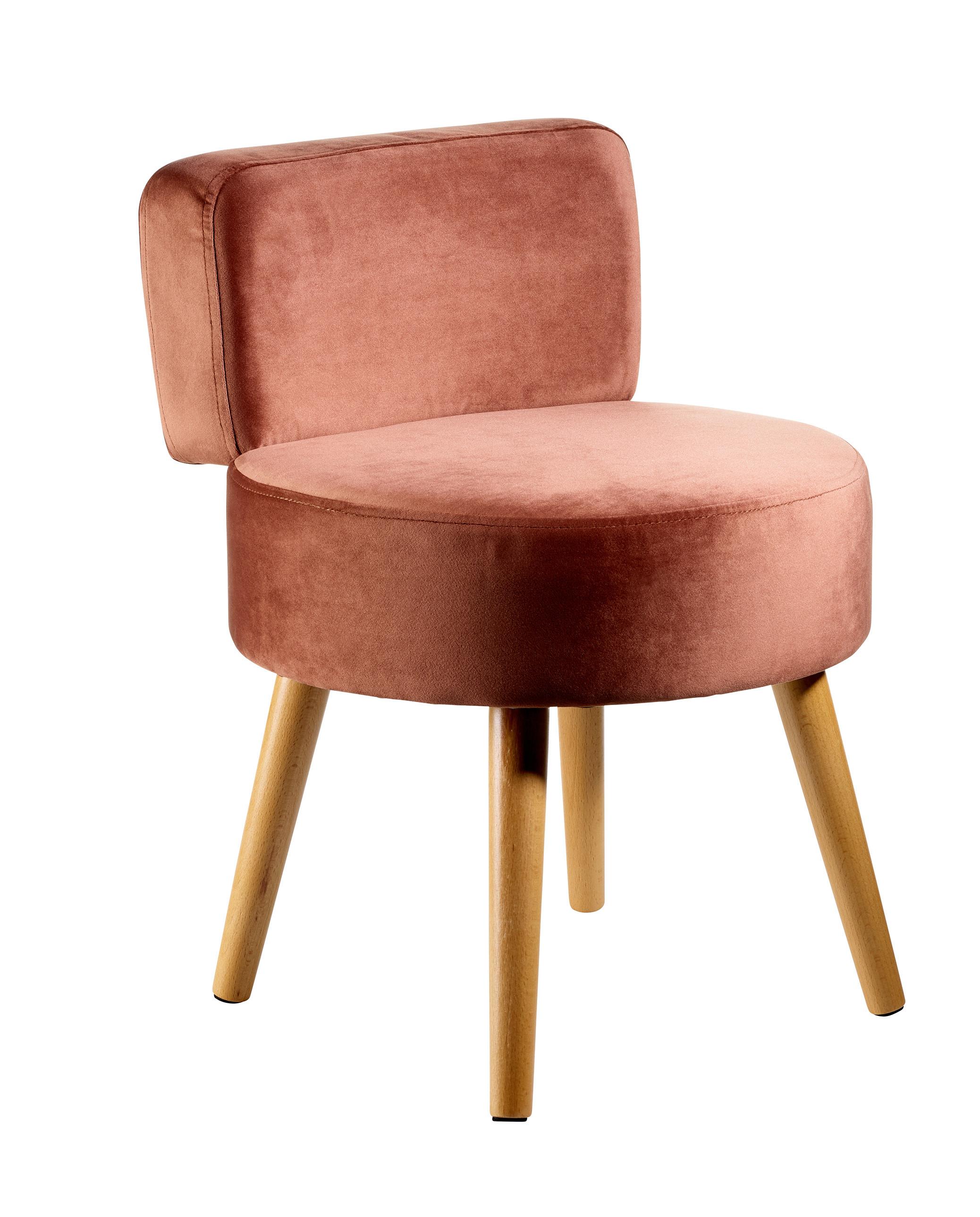Sessel Milo - Rostfarben, Design, Textil (44/58/44cm) - Echtwerk