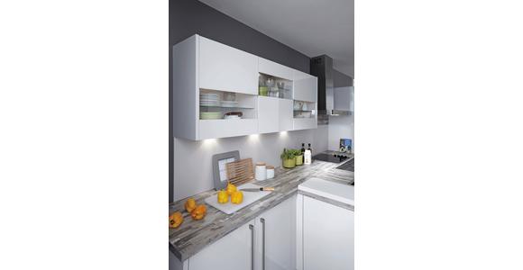Einbauküche Florenz individuell planbar - Platinfarben/Silberfarben, MODERN, Holzwerkstoff - Vertico