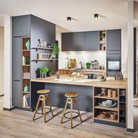 Einbauküchen Pn 210 Frei Planbar Modernes Design - Holzwerkstoff - Pino