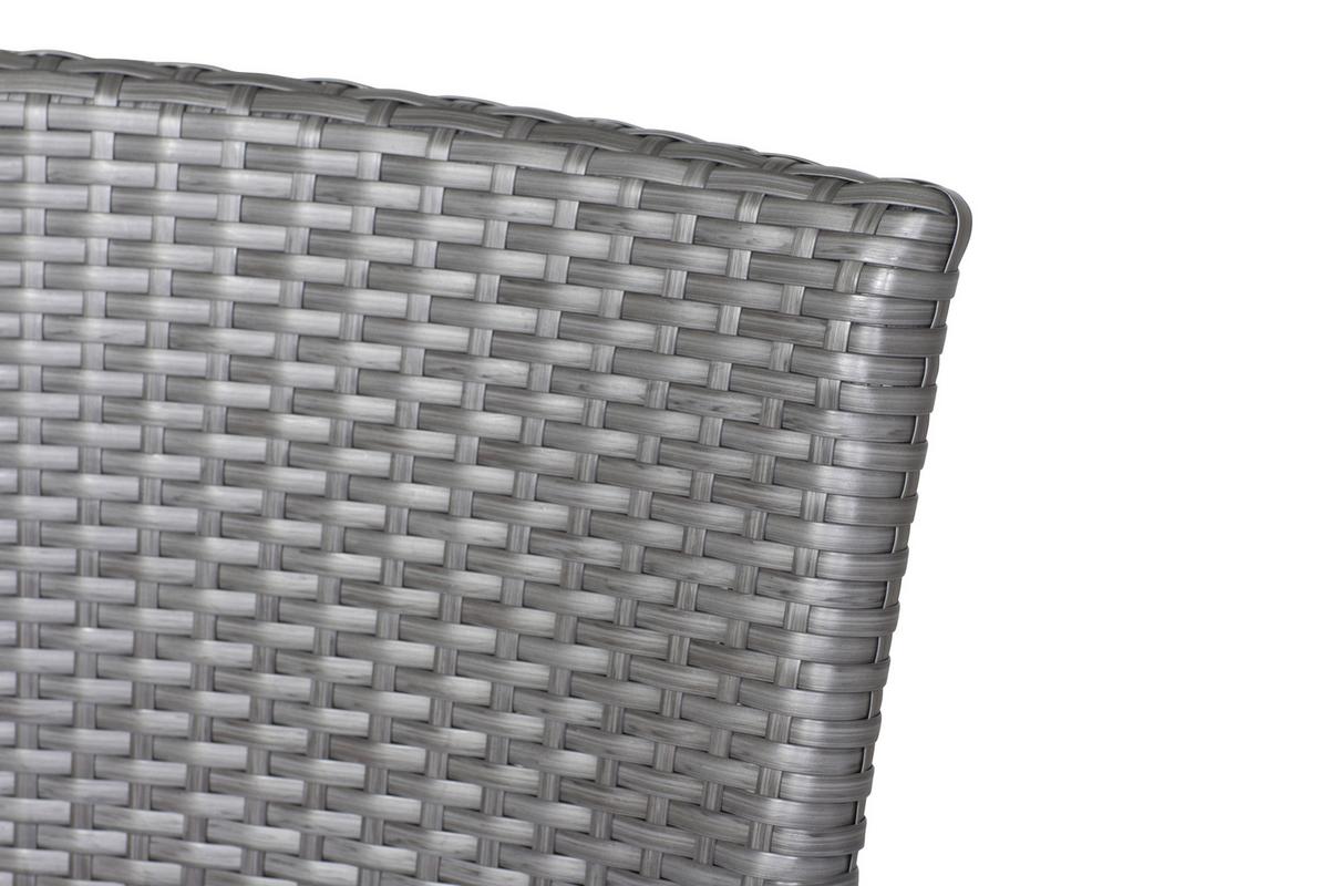 Stapelsessel 120113 - Grau, MODERN, Kunststoff/Metall (56/83/60cm) - Siena Garden