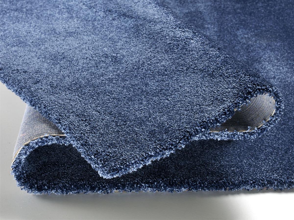 Hochflorteppich Bellevue Blau 140x200 cm - Blau, Basics, Textil (140/200cm) - Novel