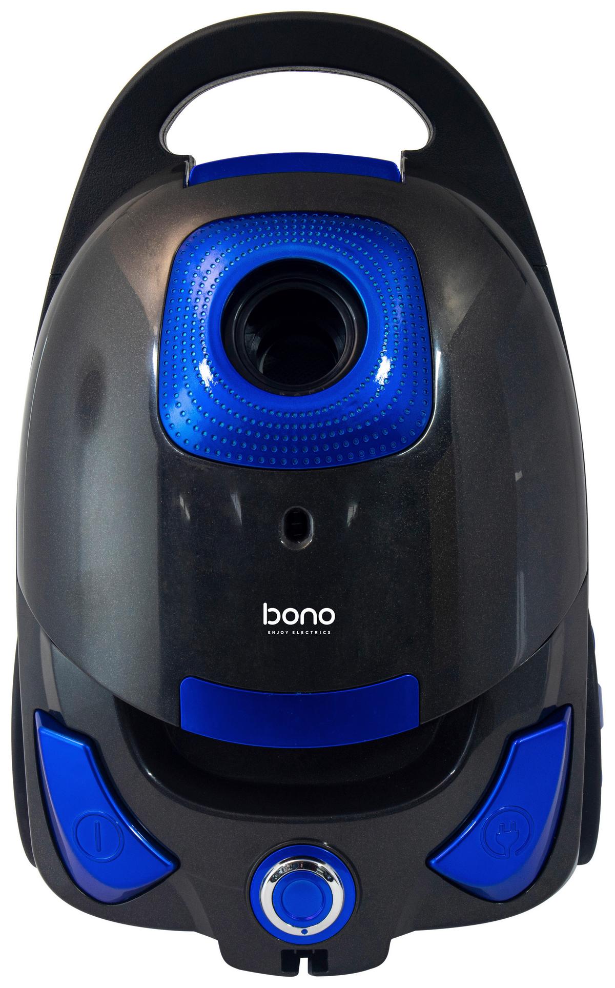 Bodenstaubsauger Daniel - Blau/Dunkelgrau, KONVENTIONELL, Kunststoff/Metall (28,5/24,5/43cm) - Bono