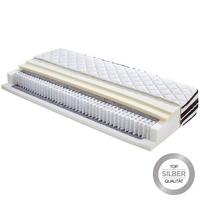 Taschenfederkernmatratze Cecile 140x200cm Mittelfest - Weiß, Textil (140/200cm) - Ele