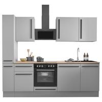 KUCHYNSKÝ BLOK BEZ SPOTREBIČO DENVER - čierna/sivá, Design, kompozitné drevo/plast (250cm) - MID.YOU