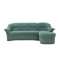 Ecksofa Sarafina Petrol - Petrol/Schwarz, KONVENTIONELL, Textil (232/146cm) - MID.YOU