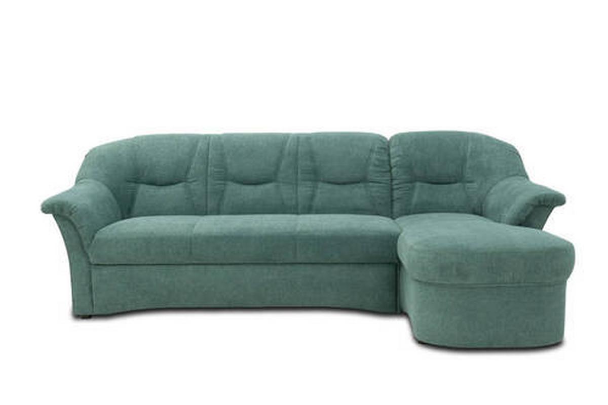 Ecksofa Sarafina Petrol - Petrol/Schwarz, KONVENTIONELL, Textil (232/146cm) - MID.YOU